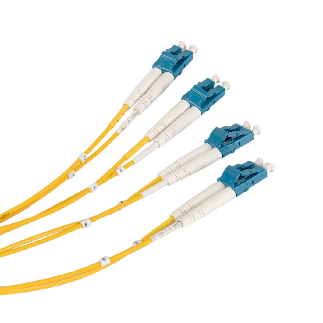 MPO Female to LC Upc Duplex OS2 Single Mode Breakout Cable