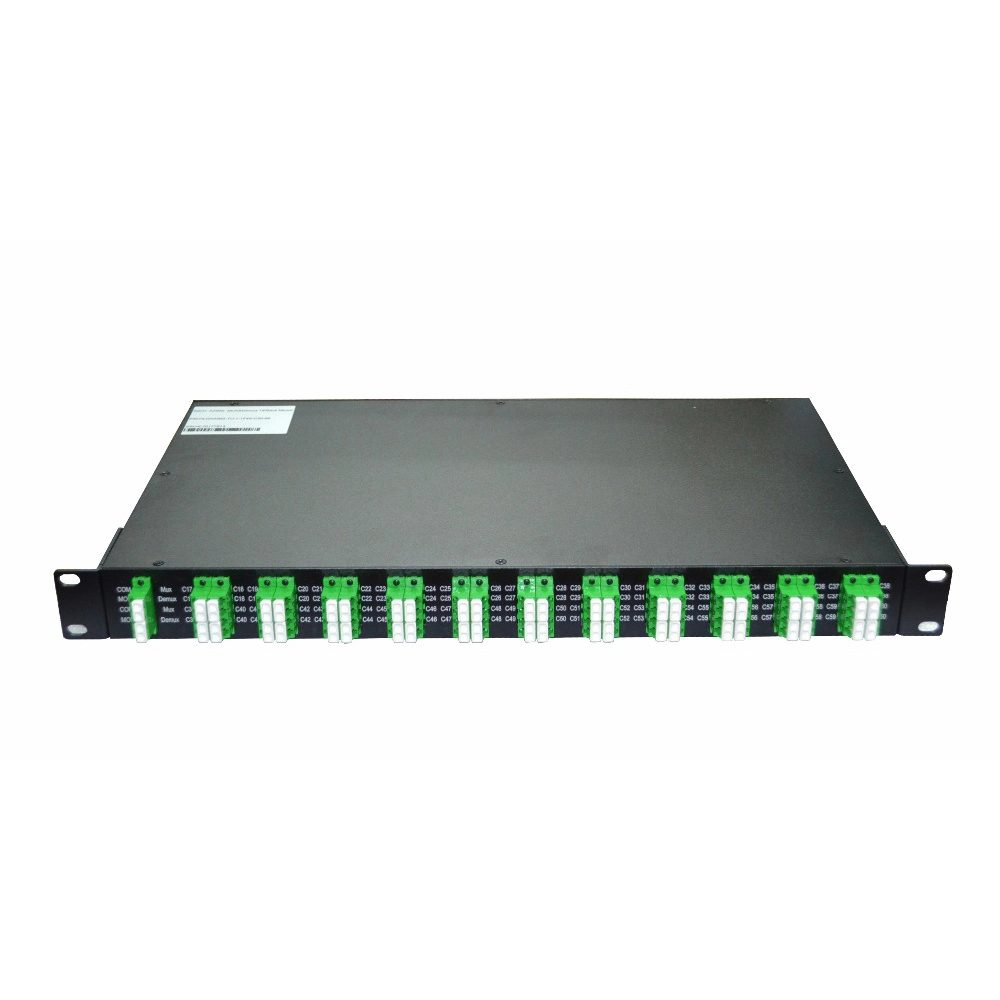 Passive Device 48CH Dual Fiber Itu 100GHz Grid DWDM Mux Demux