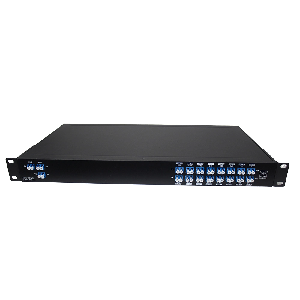 16 Channels 1ru Duplex DWDM Mux Demux with Monitor Port and Express Port