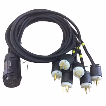 MTP-Stecker auf LC-Fanout-Kabel, 12 Fasern, OM3 50/125, 10 G, 1 m (MTP-MPO-Breakout-Kabel)