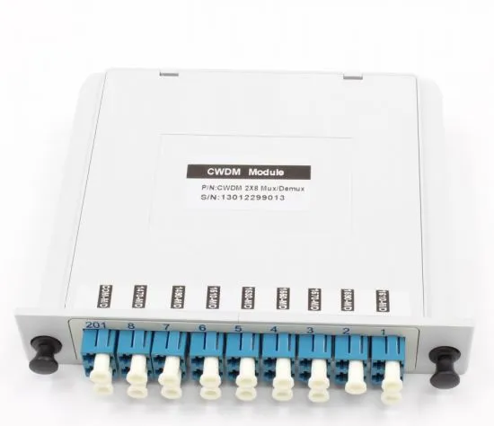 FTTH Fiber Optic CWDM Sc Upc 6 Port ABS Box Typ Wdm Mux Demux