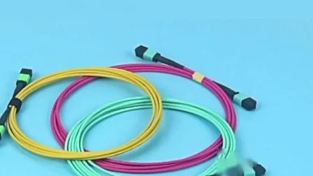 12f 24f MTP MPO Glasfaser-Trunk-Kabel für Rechenzentrum 10g 40g 100g 400g System